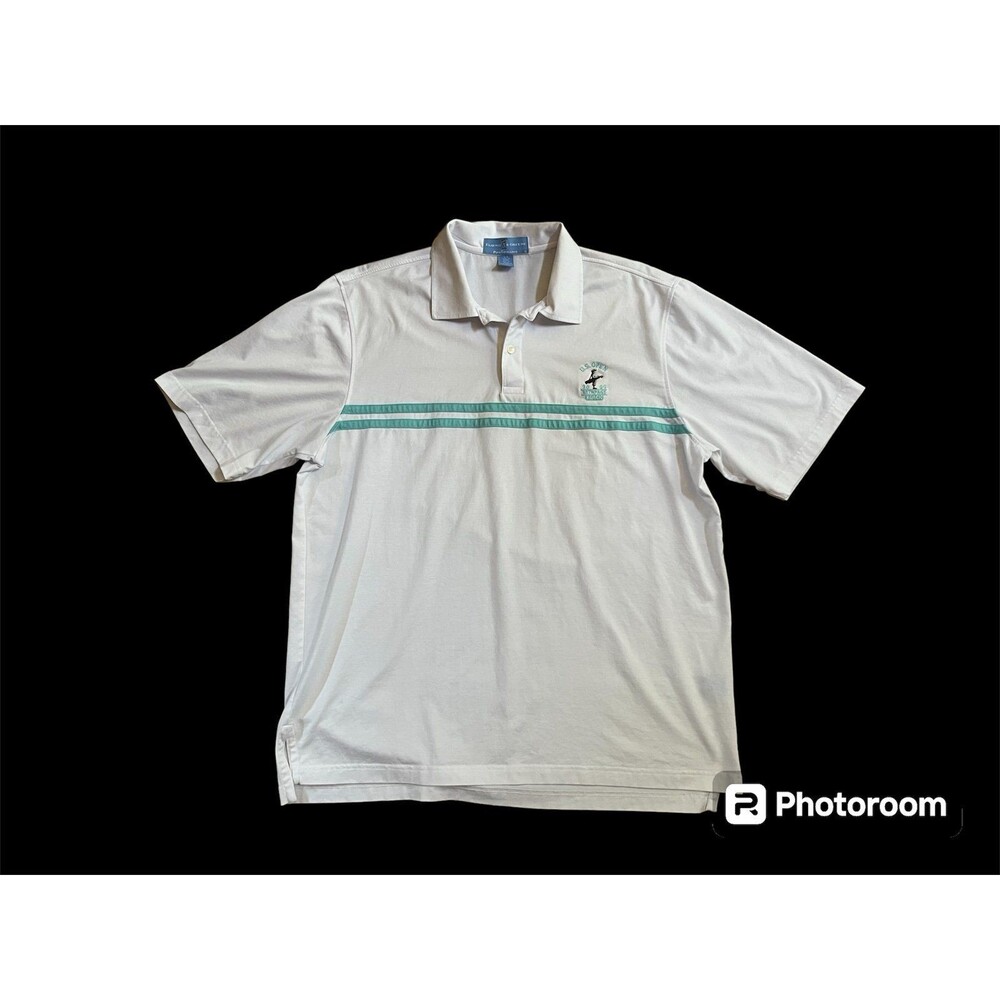 Fairway & Greene Pureformamce US Open 2009 Bethpage Black Polo Collar Shirt L